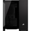 Corsair 2500X RGB Dual-Chamber táp nélküli ablakos Mid Tower számítógépház fekete