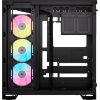 Corsair 6500X RGB Dual-Chamber táp nélküli ablakos Mid Tower számítógépház fekete