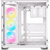 Corsair 6500X RGB Dual-Chamber táp nélküli ablakos Mid Tower számítógépház fehér