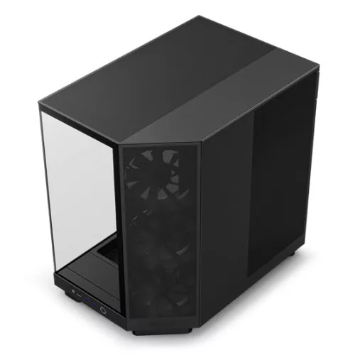 NZXT HÁZ NZXT Midi - H6 Flow - Matt fekete - CC-H61FB-01