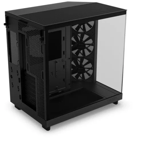 NZXT HÁZ NZXT Midi - H6 Flow - Matt fekete - CC-H61FB-01