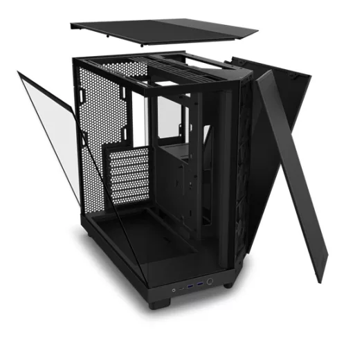 NZXT HÁZ NZXT Midi - H6 Flow - Matt fekete - CC-H61FB-01