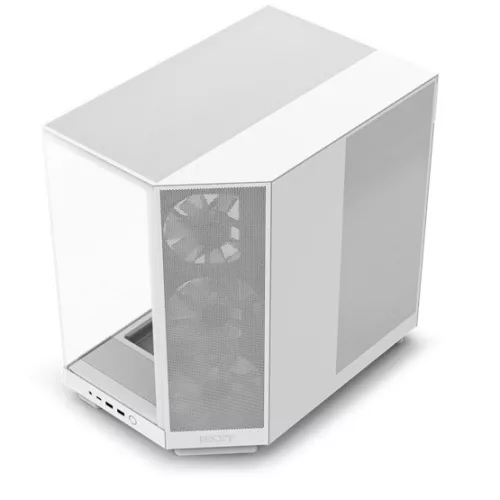 NZXT HÁZ NZXT Midi - H6 Flow RGB - Matt fehér - CC-H61FW-R1