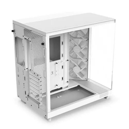 NZXT HÁZ NZXT Midi - H6 Flow RGB - Matt fehér - CC-H61FW-R1