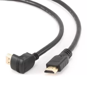   Gembird HDMI 2.0 - HDMI 2.0 M/M video kábel 1.8m fekete egyenes/90°le