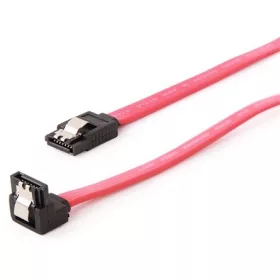 Gembird SATA3 - F/F adatkábel 0.5m piros egyenes/90°