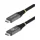 StarTech 80Gbps USB4 -> USB4 M/M adatkábel 1m fekete-szürke