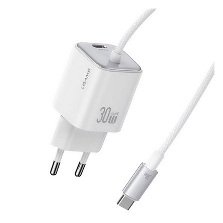 Usams CC264 JC MINI 30W univerzális hálózati töltő adapter fehér