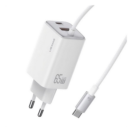 Usams CC266 JC 66W univerzális hálózati töltő adapter fehér