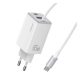 Usams CC266 JC 66W univerzális hálózati töltő adapter fehér