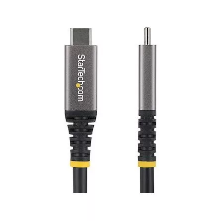 StarTech 20Gbps USB4 -> USB4 M/M adatkábel 3m fekete-szürke