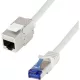 LogiLink Consolidation point RJ45 CAT6A S/FTP -> RJ45 CAT6A S/FTP M/M adatkábel hosszabbító 2m szürke