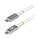 StarTech 80Gbps USB4 -> USB4 M/M adatkábel 0.5m fehér-szürke