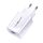 USAMS hálózati töltő USB aljzat 18W, PD gyorstöltő 3.0, FEHÉR