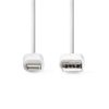 Nedis CCGL39300WT10 USB 2.0, Apple Lightning 8-Pin kábel MFI engedélyes Apple chipkészlettel, 1m