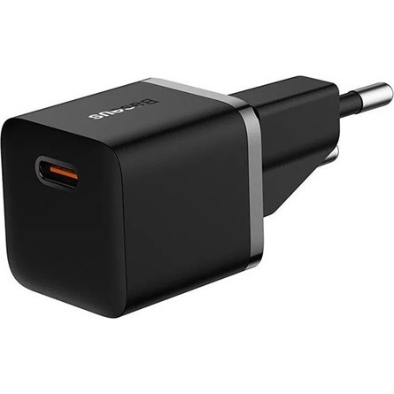 Baseus GaN5 Mini 20W univerzális hálózati töltő adapter fekete