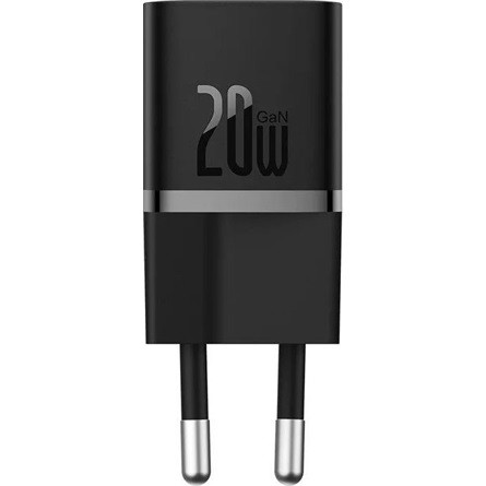 Baseus GaN5 Mini 20W univerzális hálózati töltő adapter fekete