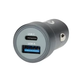   Nedis CCH1C1A48W szivargyújtós autós töltő, 48 W | 1,5 / 2,0 / 3,0 A, USB-A / USB-C, automatikus feszültségválasztás