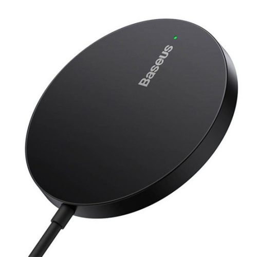 Baseus Simple Mini3 mágneses vezeték nélküli töltő 15W, Magnetic, fekete