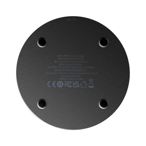 BASEUS SIMPLE 2 asztali töltő 15W, MagSafe + Type-C tápkábel, FEKETE