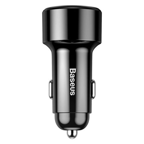 Baseus Magic autós gyorstöltő 45W, 2×USB Type-A, fekete