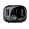 Baseus S-09A FM transzmitter, zenelejátszó, autós töltő, fekete