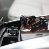 BASEUS bluetooth FM transmitter autós töltő 2 USB aljzat (36W, PD gyorstöltő, microSD kártyaolvasó) FEKETE