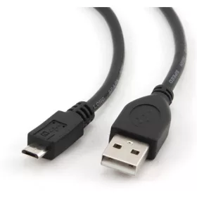   Gembird USB-A 2.0 -> USB-B 2.0 micro M/M adatkábel 1.8m fekete