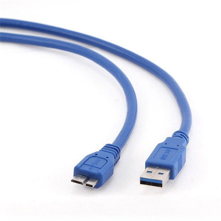 Gembird USB-A 3.0 -> USB-B 3.0 micro M/M adatkábel 3m kék