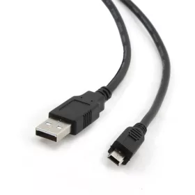   Gembird USB-A 2.0 -> USB-B 2.0 mini 5pin M/M adatkábel 1.8m fekete