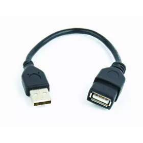   Gembird USB-A 2.0 -> USB-A 2.0 M/F adatkábel hosszabbító 0.15m fekete