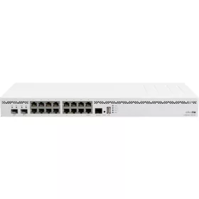   MikroTik CCR2004-16G-2S+ CLOUD CORE ROUTER 4x1.7GHZ 128MB NAND 2x 10GE SFP+ 16x 1GE PORTS 2x AC INPUTS L6
