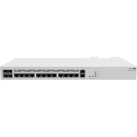 MikroTik CCR2116-12G-4S+ Cloud Core Router 4X2GHZ 128MB NAND 4x 10GE SFP+ 13x 1GE PORTS 2x AC INPUTS L6