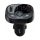 BASEUS bluetooth FM transmitter autós töltő 2 USB+microSD aljzat (12W, gyorstöltő) FEKETE