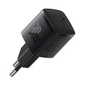   BASEUS CUBE PRO hálózati töltő Type-C aljzat 30W, PD gyorstöltő, FEKETE