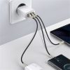 Baseus CHG Baseus Compact Quick Charger 2U+C 30W hálózati gyorstöltő, fehér