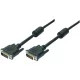 LogiLink DVI-D -> DVI-D M/M video kábel 3m fekete 2 ferrit