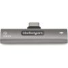 StarTech USB-C -> 2db USB-C M/F adapter szürke Audio & Charge 60W