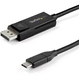   StarTech USB-C / Thunderbolt -> DisplayPort 1.4 M/M video kábel 1m fekete