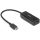 StarTech CDP2DP14B USB-C / Thunderbolt -> DisplayPort 1.4 M/F adapter 0.2m fekete