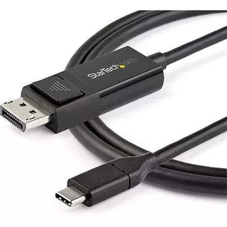 StarTech USB-C / Thunderbolt -> DisplayPort 1.2 M/M video kábel 1m fekete HBR2/HDR