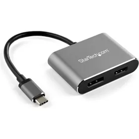   StarTech Multiport  USB-C / Thunderbolt -> HDMI 2.0 DisplayPort 1.2 M/F adapter 0.15m ezüst