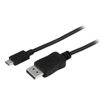 StarTech USB-C -> DisplayPort 1.2 video kábel 3m fekete DP Alt Mode