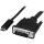 StarTech USB-C -> DVI-D M/M adatkábel 1m fekete
