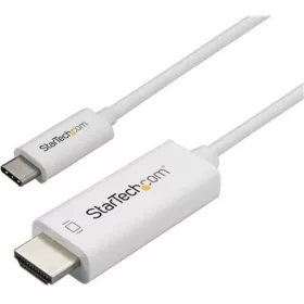   StarTech USB-C / Thunderbolt -> HDMI 2.0 M/M video kábel 1m fehér DP Alt Mode HBR2
