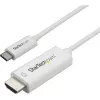 StarTech USB-C / Thunderbolt -> HDMI 2.0 M/M video kábel 1m fehér DP Alt Mode HBR2