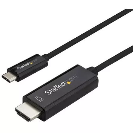 StarTech USB-C -> HDMI 2.0 M/M video kábel 3m fekete