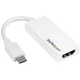  StarTech USB-C / Thunderbolt -> HDMI 2.0 M/F adapter 0.1m fehér