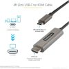 StarTech USB-C / Thunderbolt -> HDMI 2.0 M/M video kábel 2m fekete DP 1.4 Alt Mode HBR3