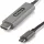 StarTech USB-C / Thunderbolt -> HDMI 2.0 M/M video kábel 3m fekete DP 1.4 Alt Mode HBR3